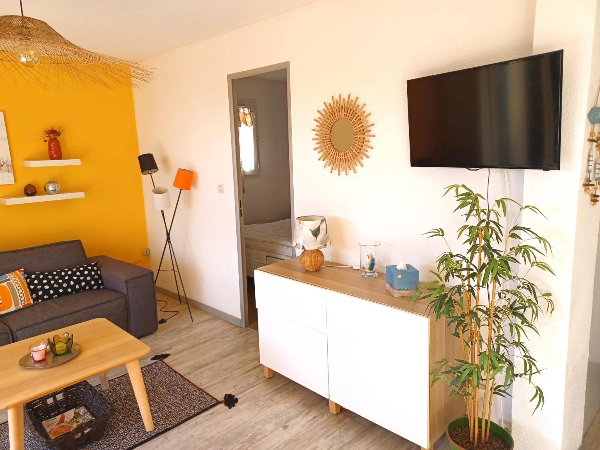 Plain-Pied Jardin 6 Personnes Clim Vue Mer Parking Wifi Terrasse Piscine Dans La Residence Saint-Pierre-la-Mer  Exteriör bild