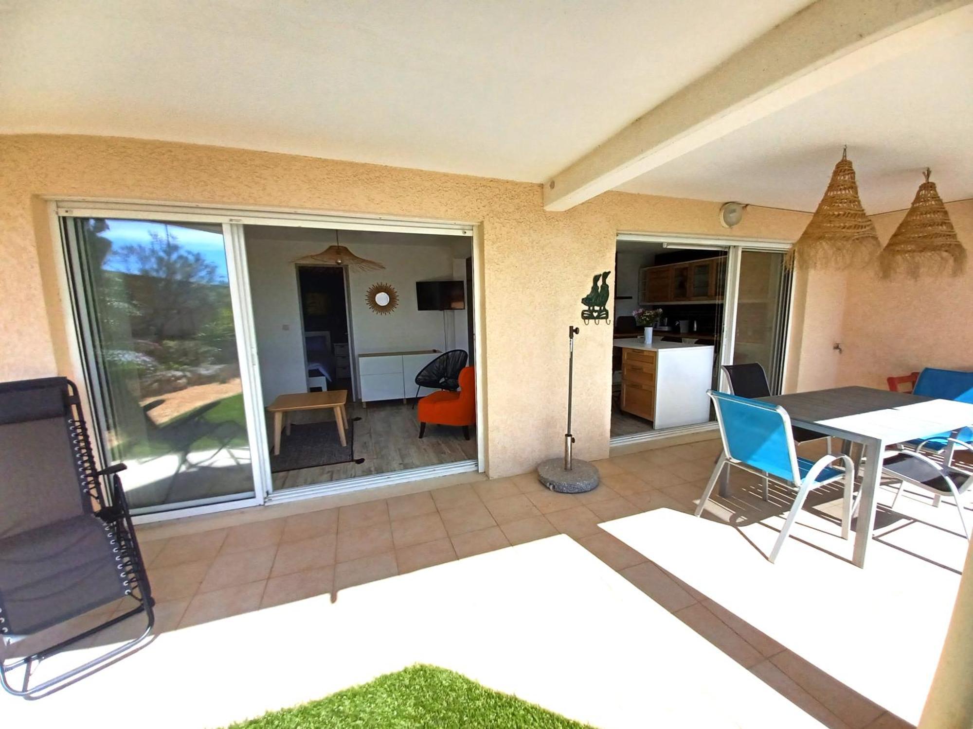 Plain-Pied Jardin 6 Personnes Clim Vue Mer Parking Wifi Terrasse Piscine Dans La Residence Saint-Pierre-la-Mer  Exteriör bild